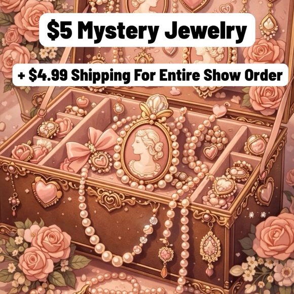 Jewelry - LIVE SHOW: $5 Mystery Jewelry + $4.99 Shipping for Entire Show Order